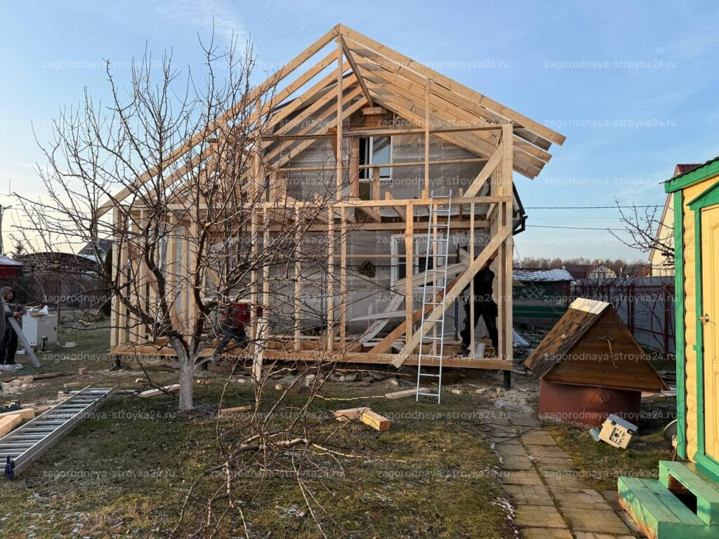 Нижняя обвязка каркаса